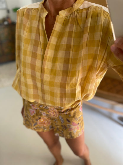 Blouse Telma Moutarde