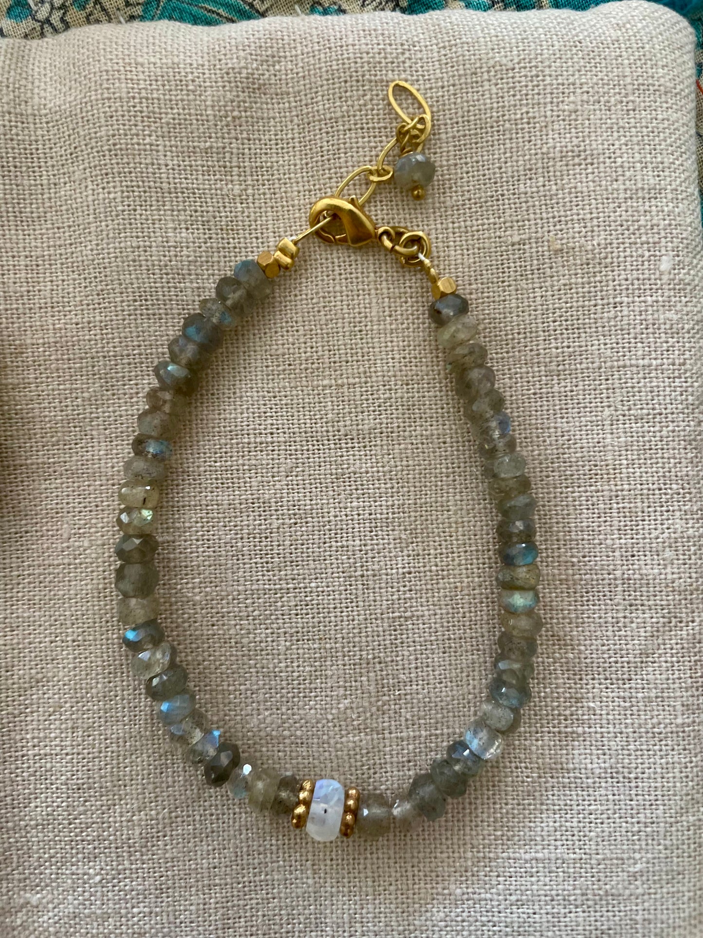 Bracelet grosses pierres semi-précieuses