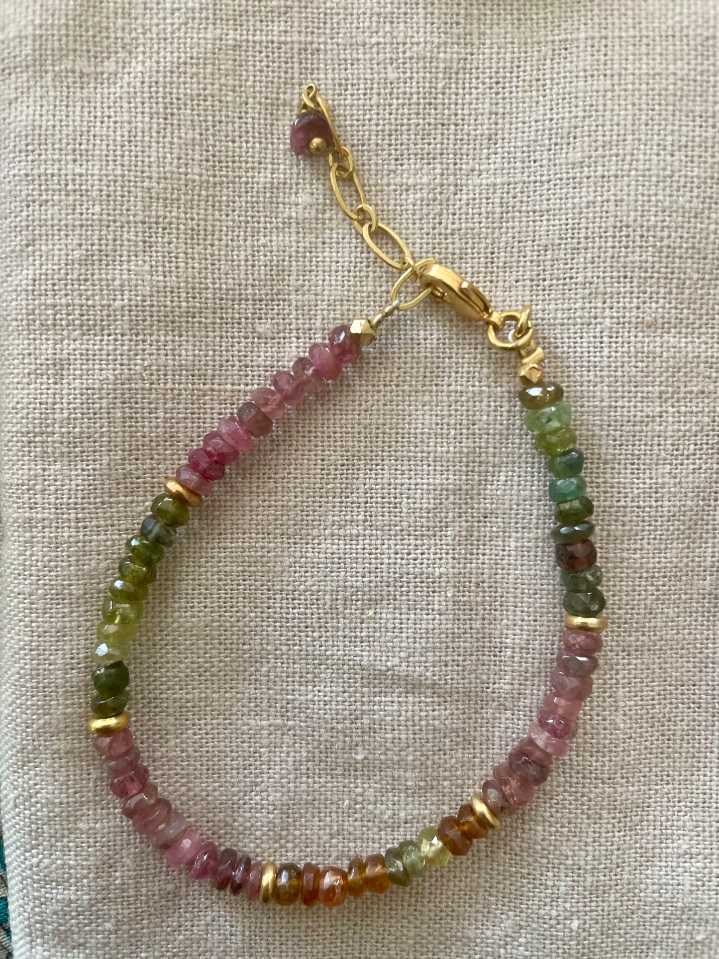 Bracelet grosses pierres semi-précieuses