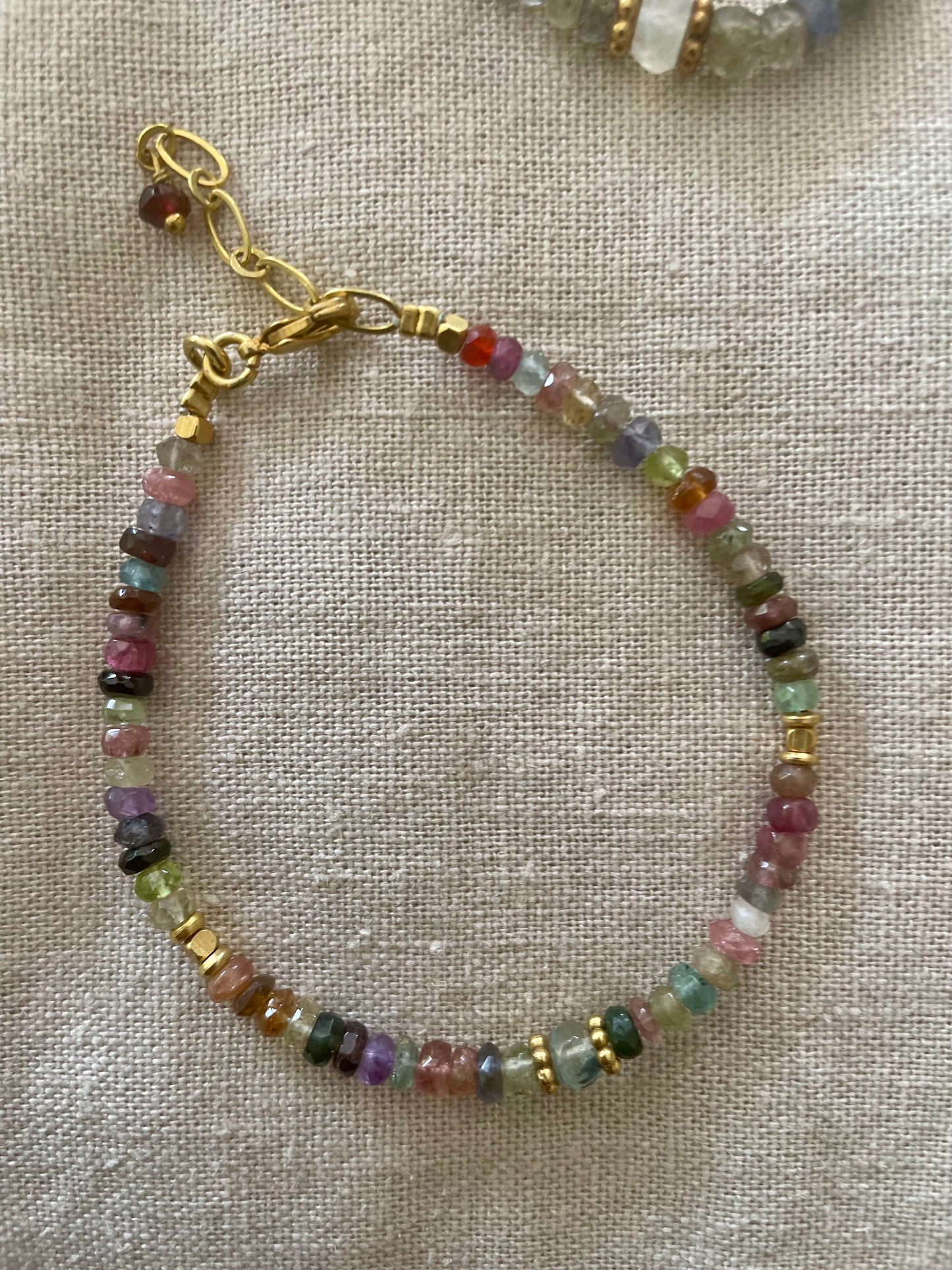 Bracelet grosses pierres semi-précieuses