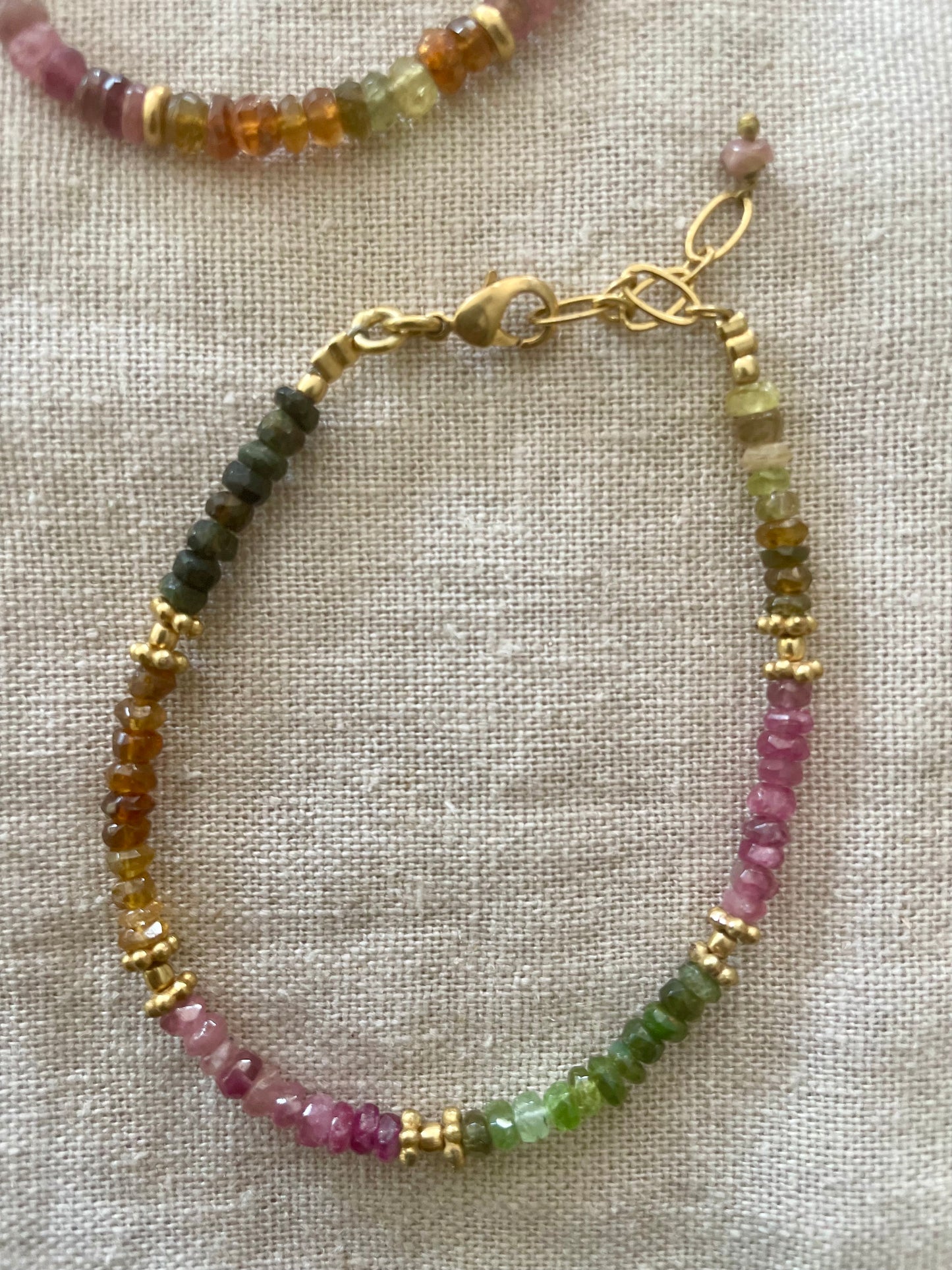 Bracelet grosses pierres semi-précieuses