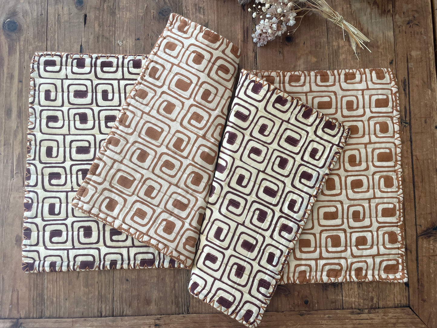 Set de table réversible 70's