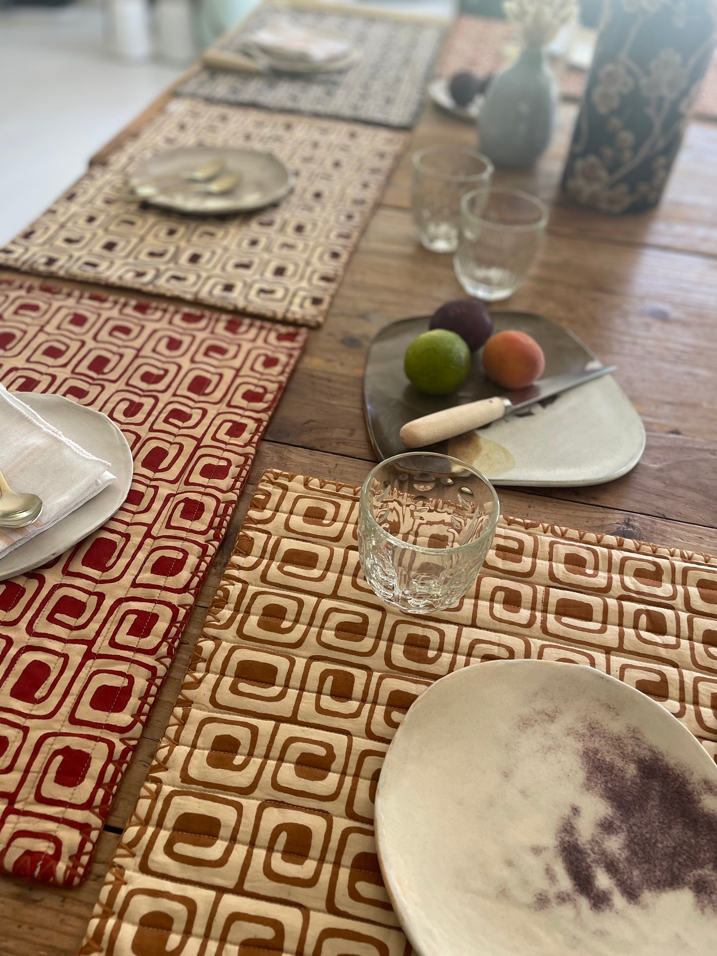 Set de table réversible 70's