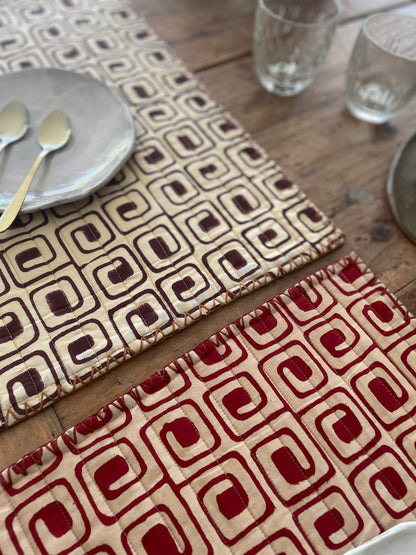 Set de table réversible 70's