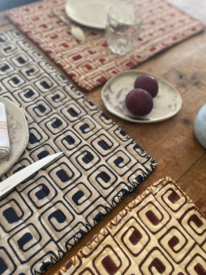 Set de table réversible 70's