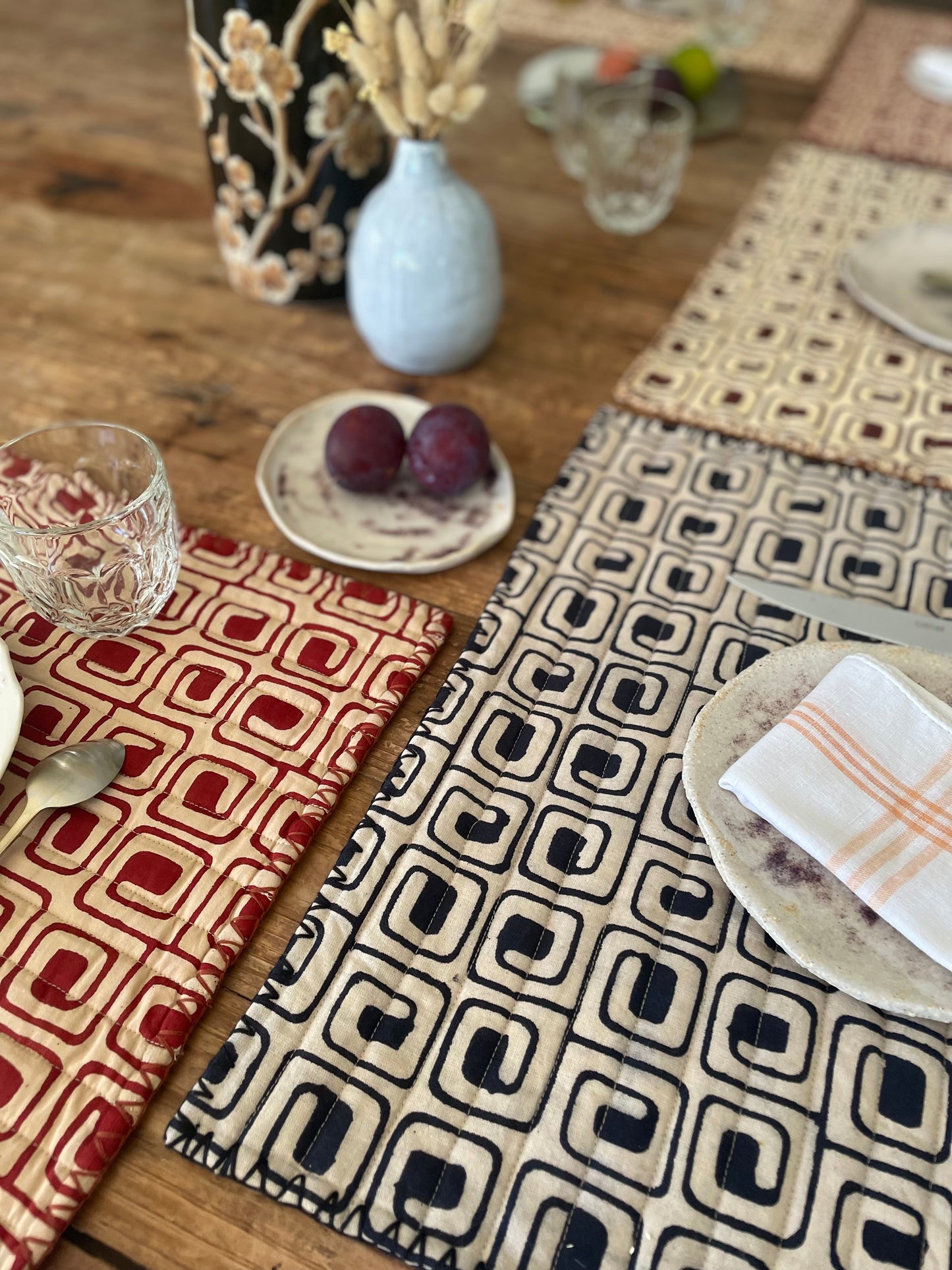 Set de table réversible 70's