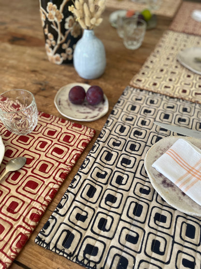 Set de table réversible 70's