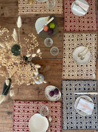 Set de table réversible 70's