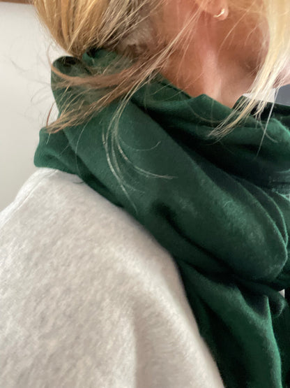 Etole en pur cachemire Vert Anglais