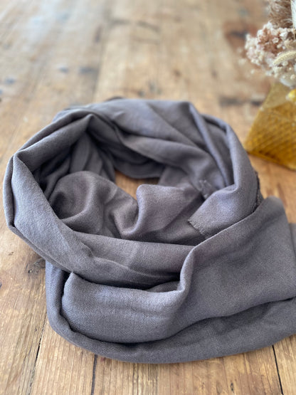 Etole en pur cachemire Marron glacé