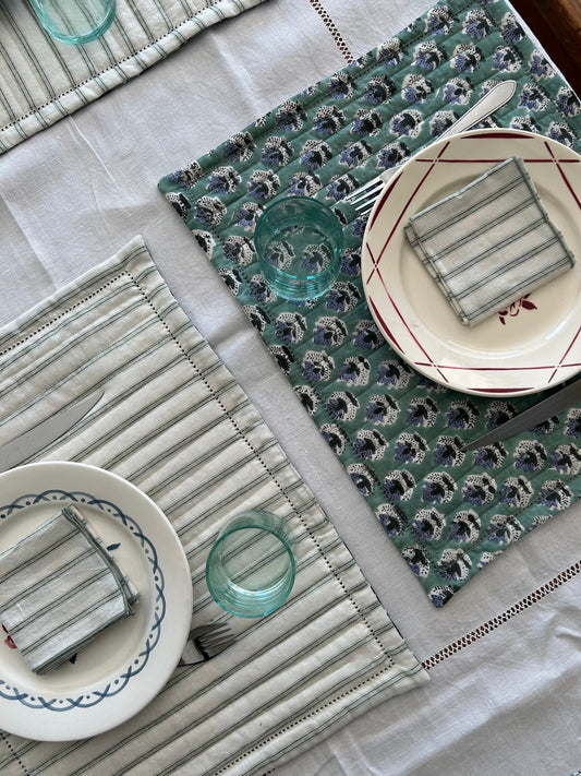 set de table matelassé