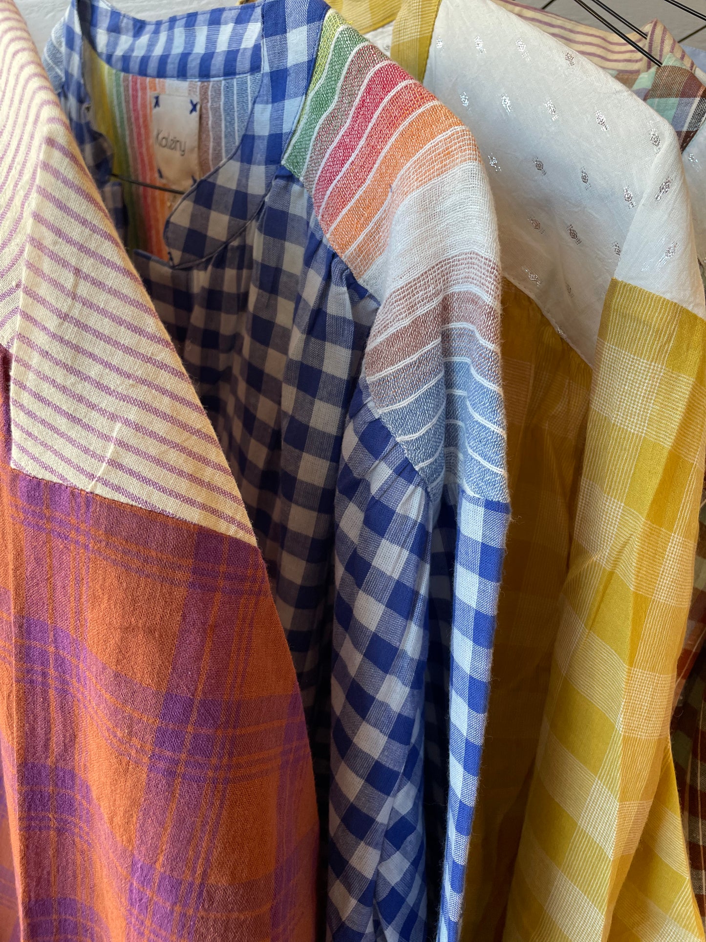 Blouse TELMA Vichy bleu