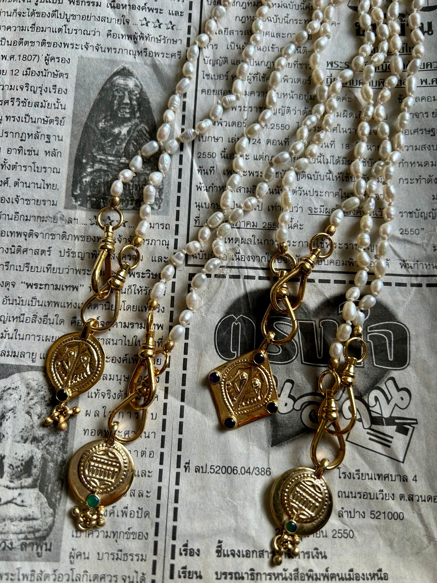 Collier JOHRI Perles d'eau douce naturelles