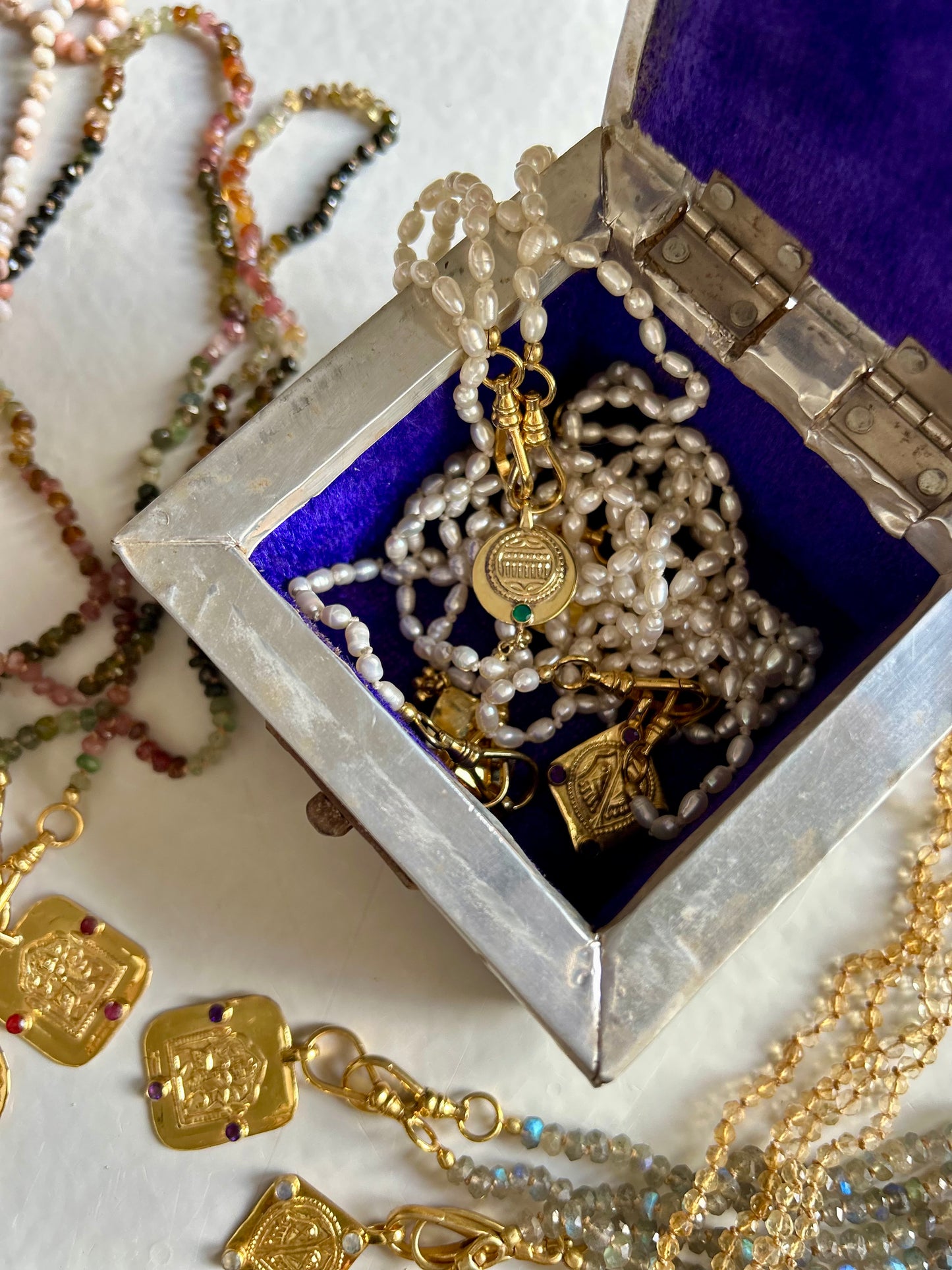 Collier JOHRI Perles d'eau douce naturelles