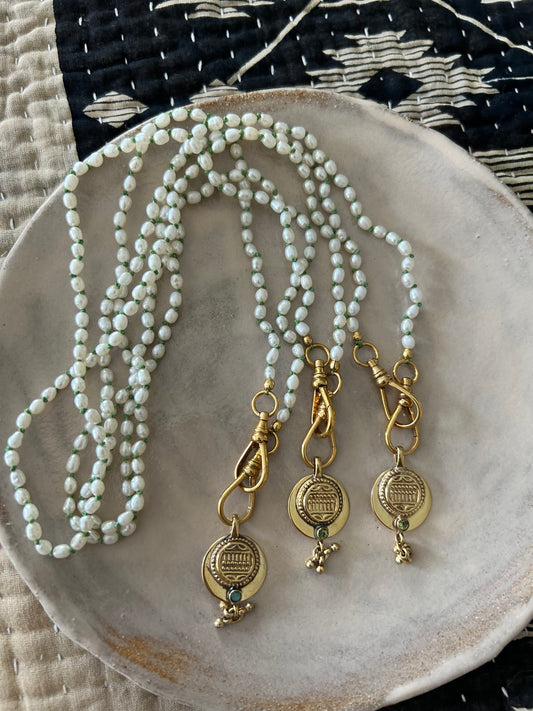 Collier JOHRI Perles d'eau douce naturelles
