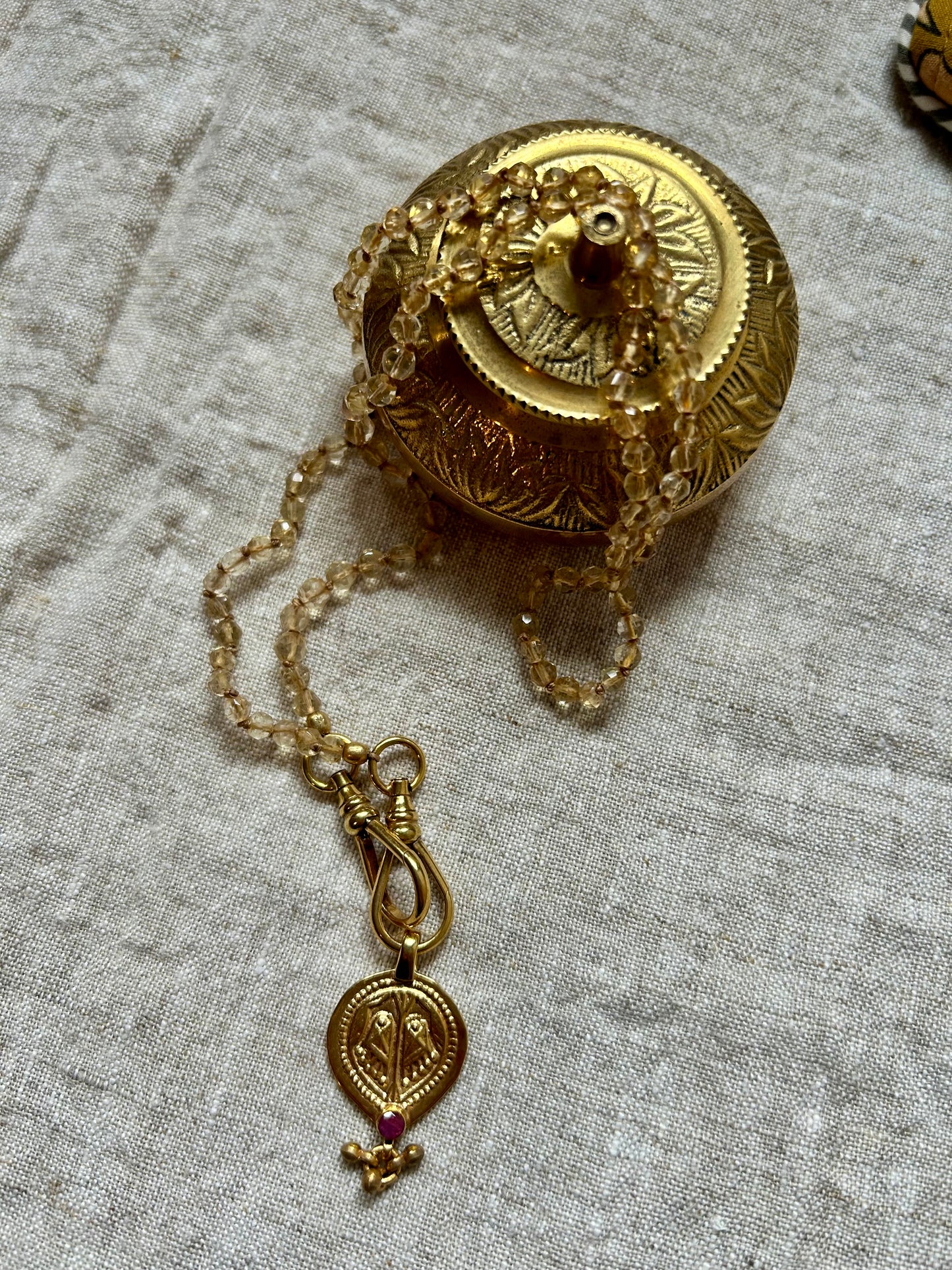 Collier JOHRI Citrine