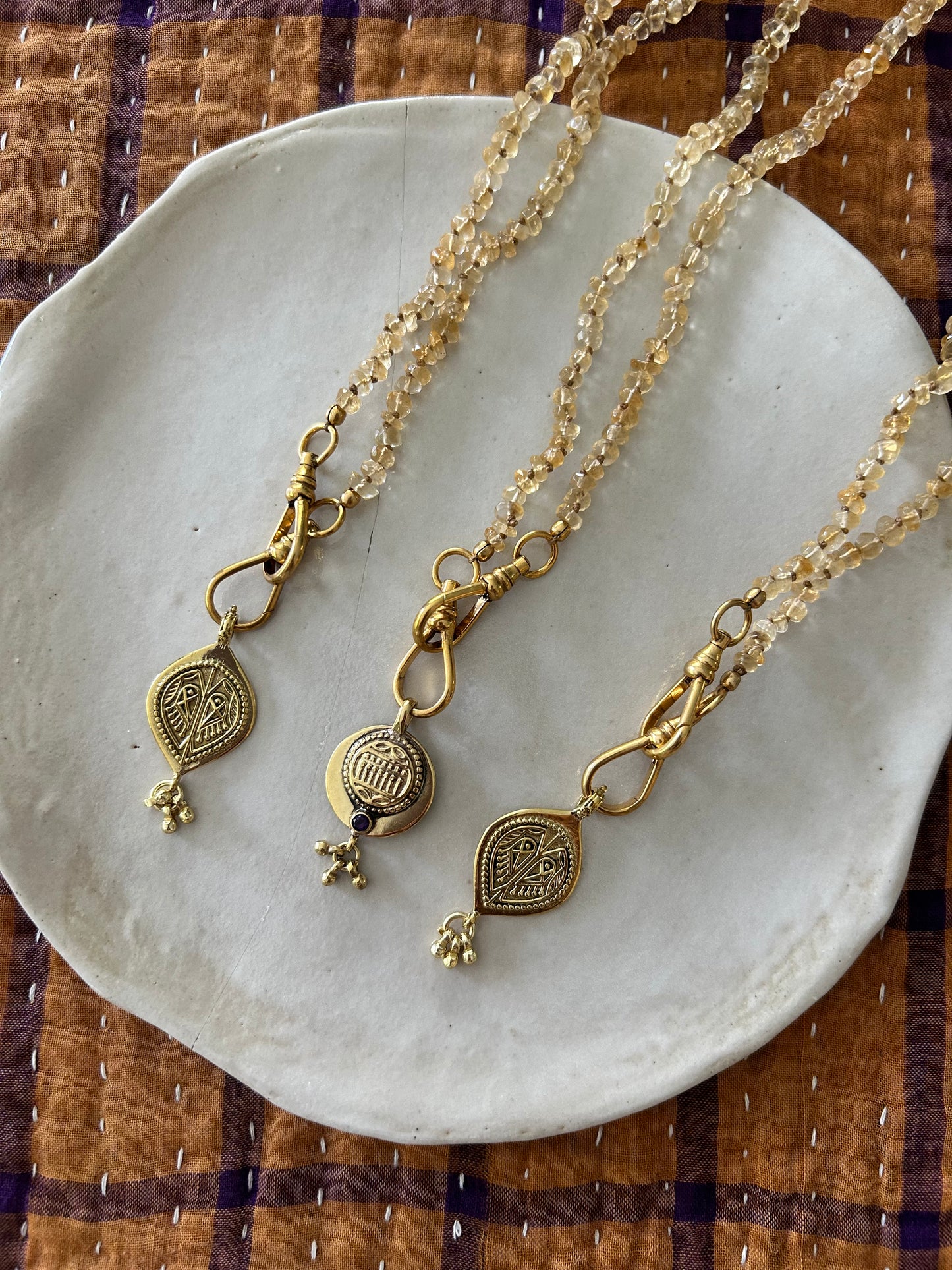Collier JOHRI Citrine