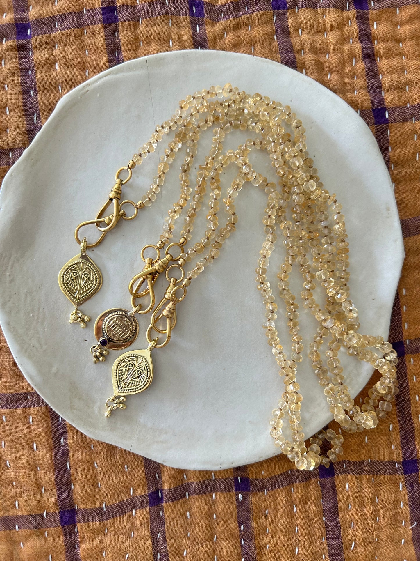 Collier JOHRI Citrine