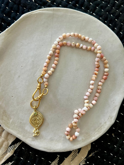 Collier JOHRI  Opale Rose