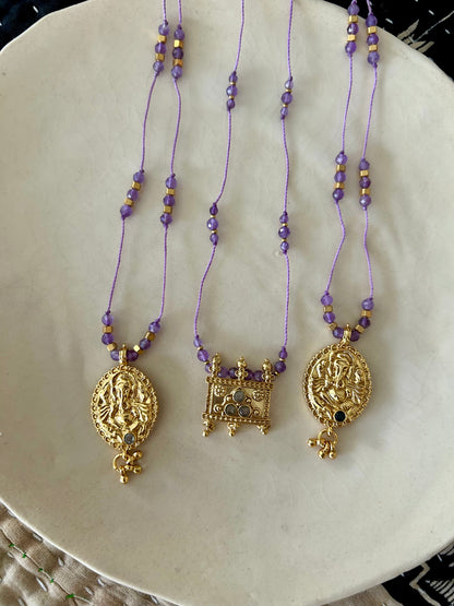 Collier fil de soie VIJU