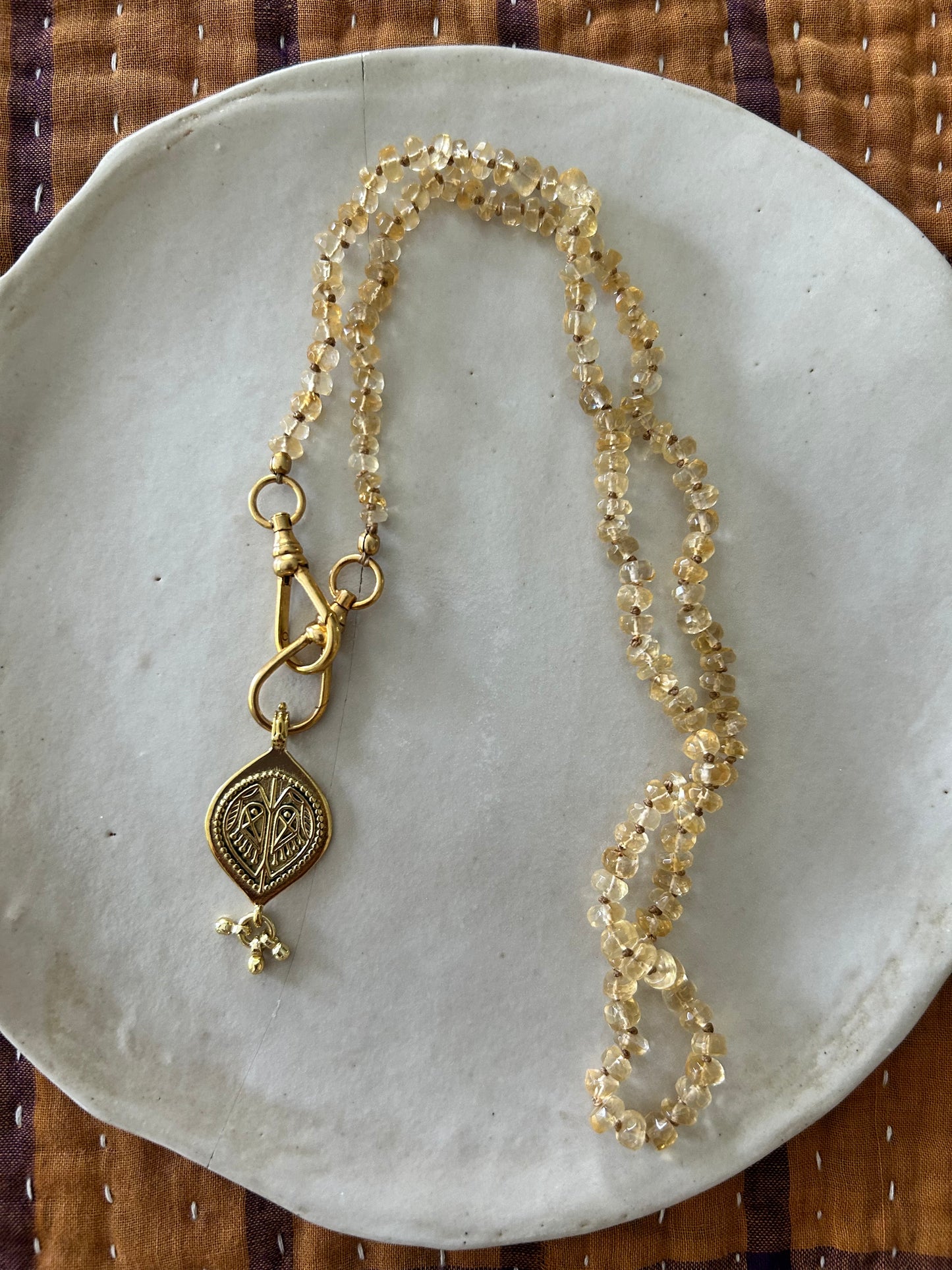Collier JOHRI Citrine