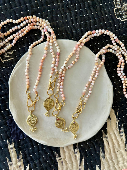 Collier JOHRI  Opale Rose
