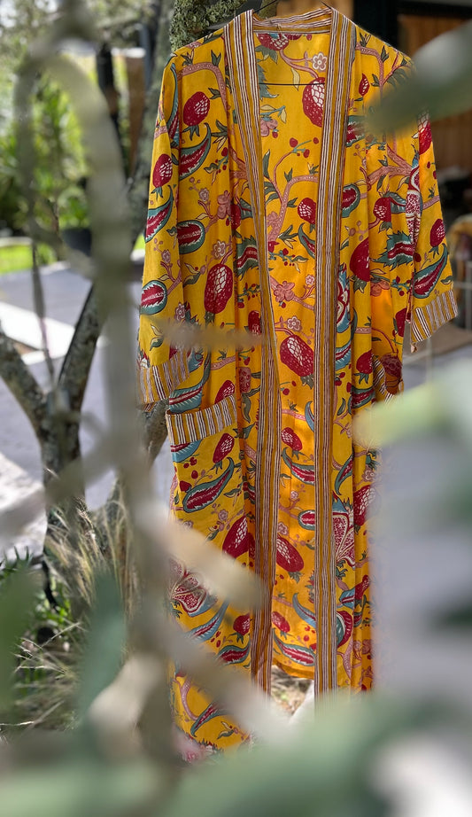 Kimono long en coton | JAPI