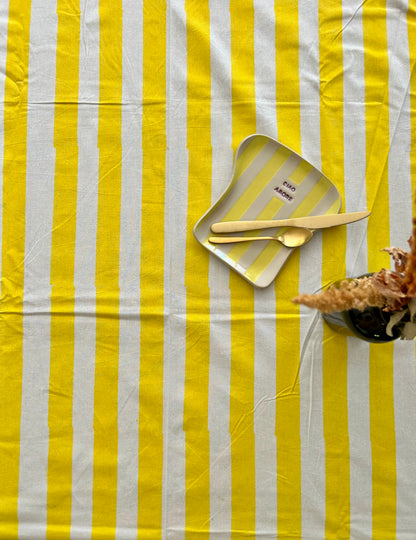 nappe en coton rayées