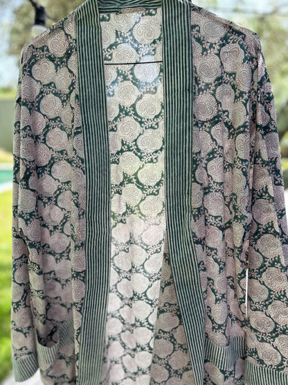 Kimono long en coton | JAPI