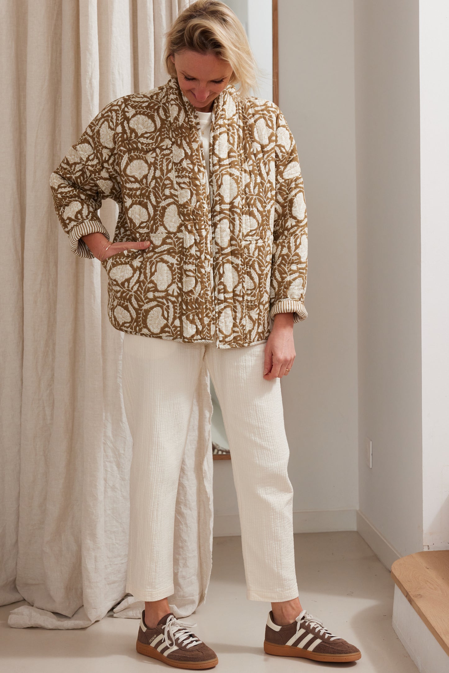 Veste nomade marron